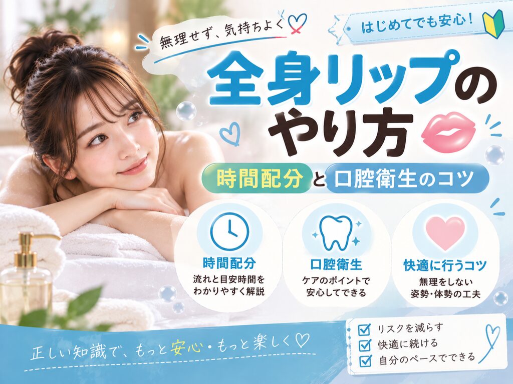 全身リップのやり方とは？時間配分と口腔衛生のポイント