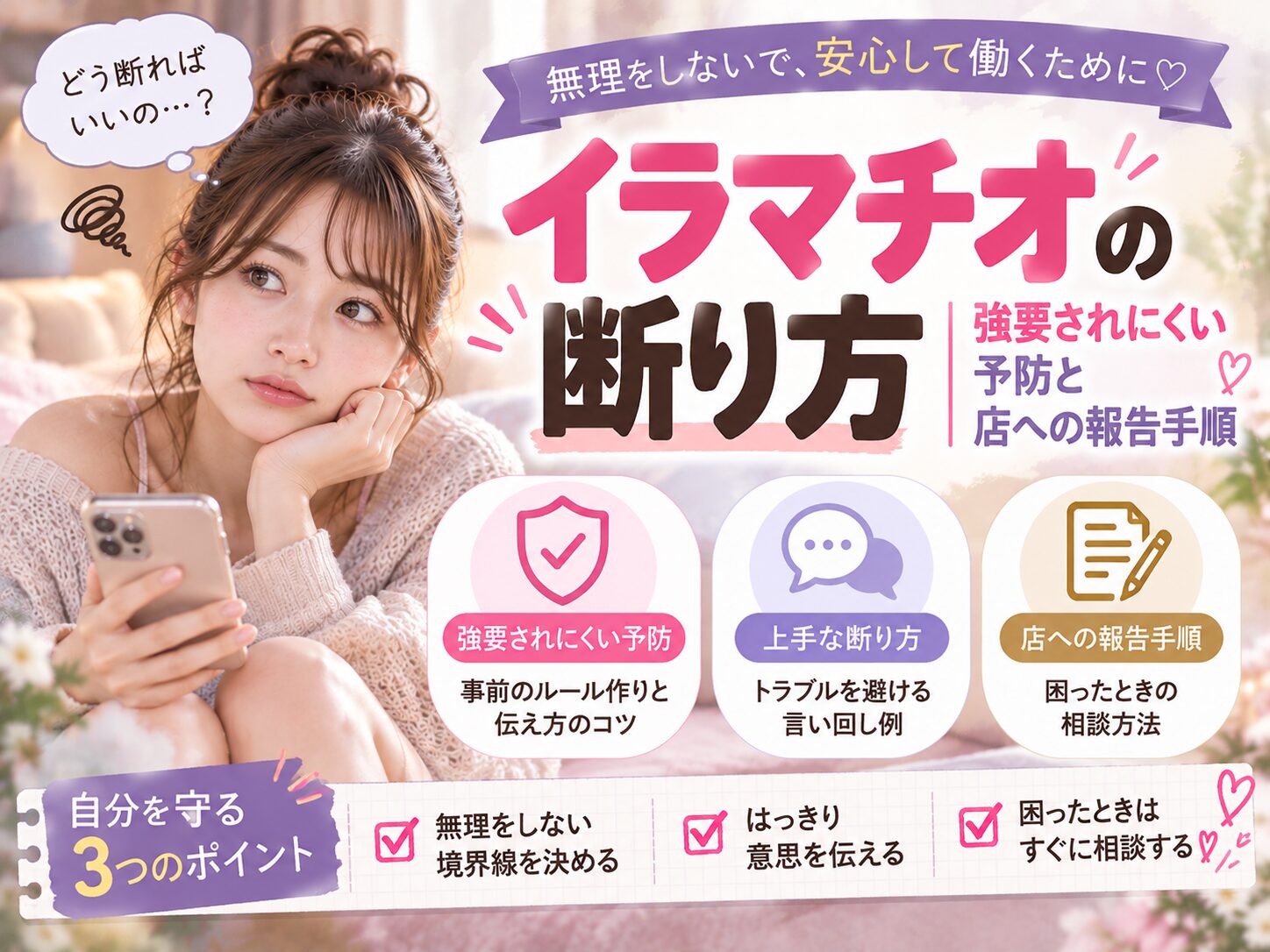イラマチオは断ってもいい?強要されにくい伝え方