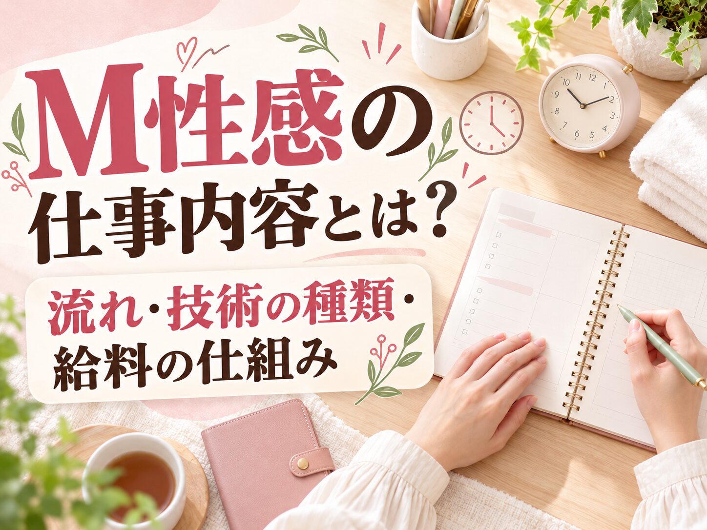 M性感の仕事内容とは?流れ・技術の種類・給料の仕組み